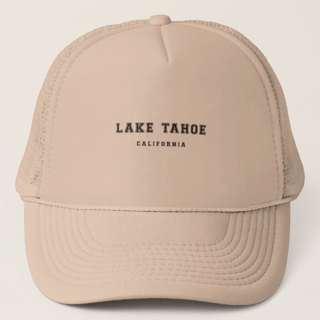 Lake Tahoe California Trucker Hat (Front)