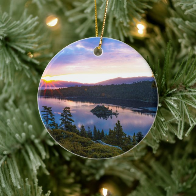 Lake Tahoe Christmas Tree Ornament (Tree)