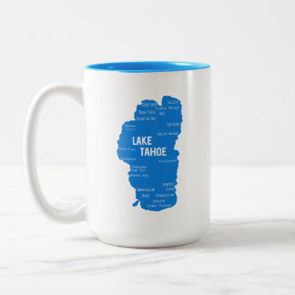  Lake Tahoe Cities Two-Tone Coffee Mug