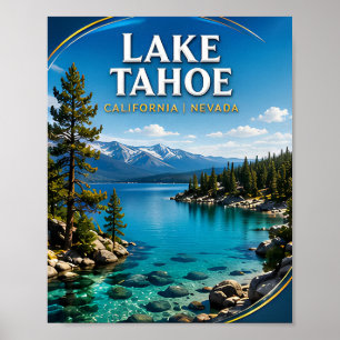 Lake Tahoe Emerald Bay Scenic Poster