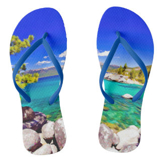 Lake Tahoe Flip Flops