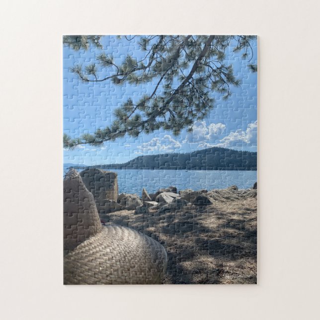 Lake Tahoe Incline Beach Jigsaw Puzzle (Vertical)