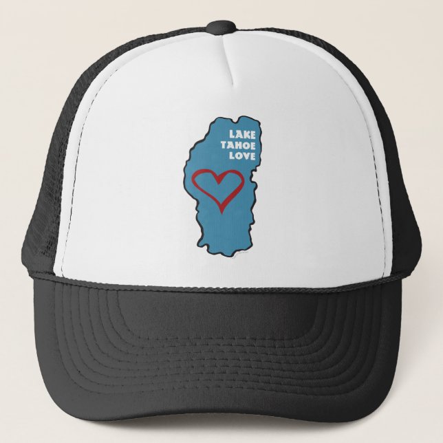 Lake Tahoe Love Trucker Hat (Front)