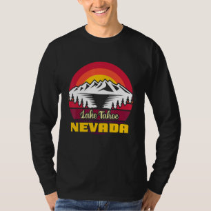 Lake Tahoe Mountains Wildlife Camping Hiking Natur T-Shirt
