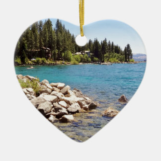 Lake Tahoe Nevada Ceramic Ornament