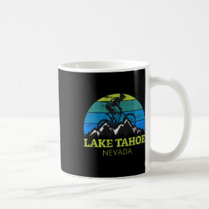 Lake Tahoe Nevada Mountain Biking Mtb Vintage Souv Coffee Mug