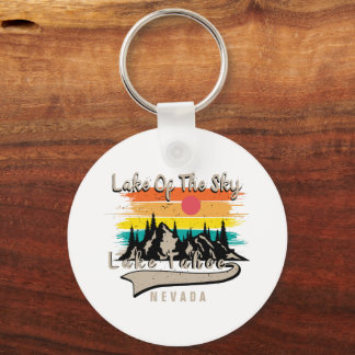 Lake Tahoe Nevada Personalize Custom Name T-Shirt Keychain