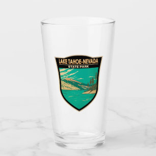 Lake Tahoe Nevada State Park Nevada Vintage Glass