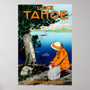 Lake Tahoe Print California Nevada Art Southern