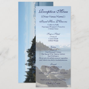 Lake Tahoe Reception Menu