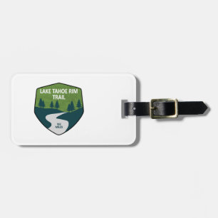 Lake Tahoe Rim Trail Luggage Tag