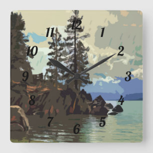 Lake Tahoe Sand Harbour Clock