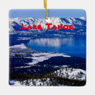 Lake Tahoe Scenic Christmas Ornament