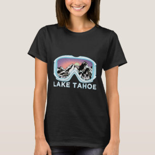Lake Tahoe Ski Design Lake Tahoe Skiing Snow Gift T-Shirt