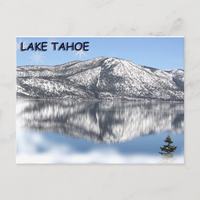 Lake Tahoe Snowflake 1 Postcard (Front)
