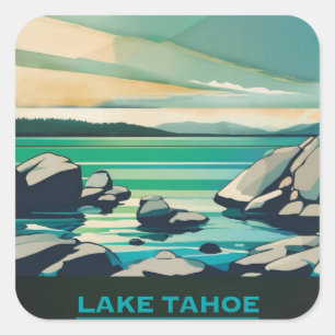 Lake Tahoe sticker 70 vibe