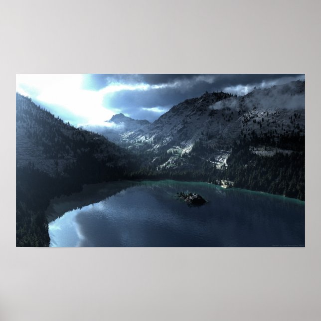 Lake Tahoe Storm Poster (Front)