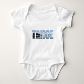Lake Tahoe Text Baby Bodysuit