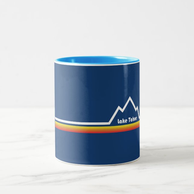 Lake Tahoe Two-Tone Coffee Mug (Center)