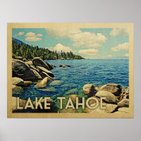 Lake Tahoe Vintage Travel