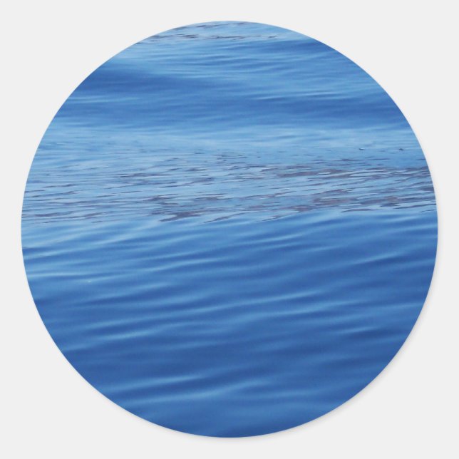 Lake Tahoe Water Classic Round Sticker (Front)