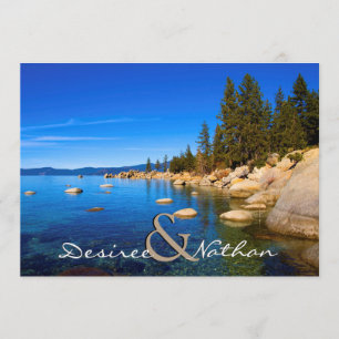 Lake Tahoe Wedding Invitation