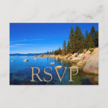 Lake Tahoe Wedding RSVP