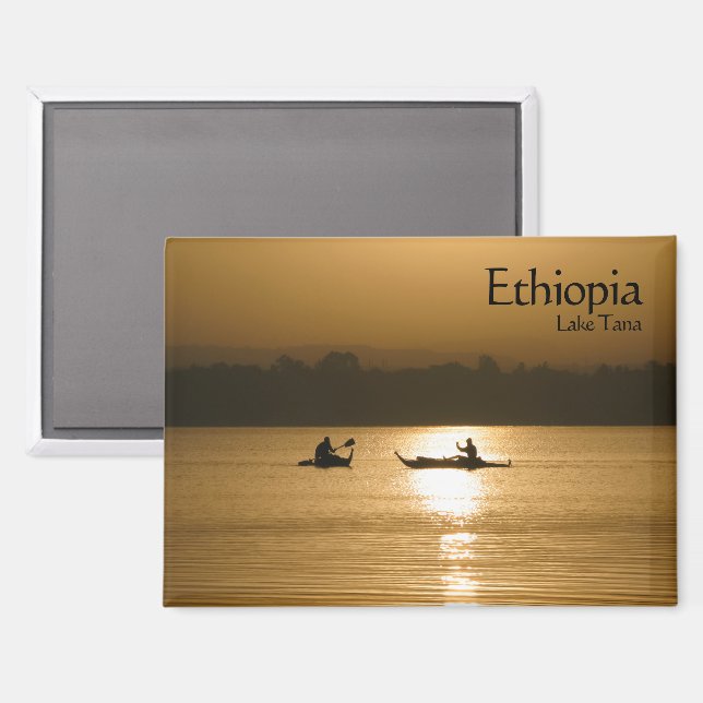 Lake Tana Ethiopia Magnet (Front/Back)