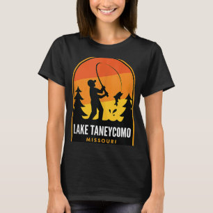 Lake Taneycomo Missouri Fishing T-Shirt