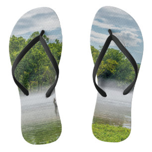 Lake Taneycomo Summer Fog Flip Flops
