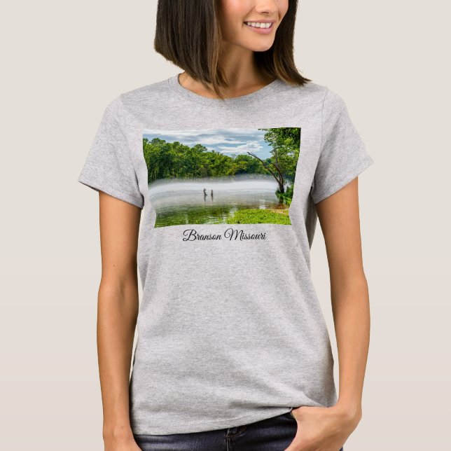 Lake Taneycomo Summer Fog T-Shirt (Front)