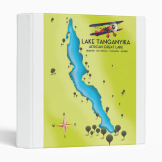 Lake Tanganyika African Great lake map Binder
