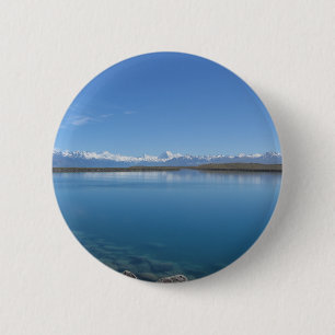 Lake Tekapo, New Zealand 2 Inch Round Button