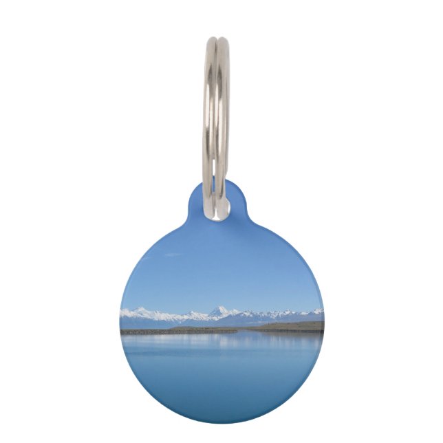 Lake Tekapo, New Zealand Pet Tag (Front)