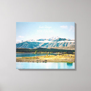 Lake Tekapo New Zealand South Island travel Canvas Print