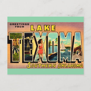 Lake Texoma Oklahoma Postcard