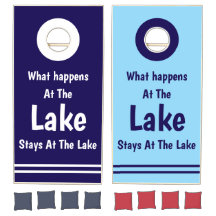 Lake Themed Cornhole Set