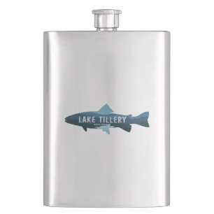 Lake Tillery North Carolina Fish Hip Flask