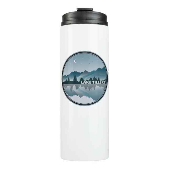 Lake Tillery North Carolina Reflection Thermal Tumbler (Front)