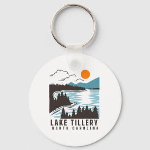 Lake Tillery North Carolina Summer Lake Life Boati Keychain