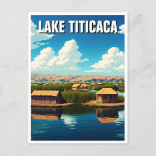 Lake Titicaca Floating Islands Postcard