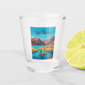 Lake Titicaca Peru Shot Glass