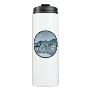 Lake Townsend North Carolina Reflection Thermal Tumbler