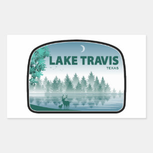 Lake Travis Austin Texas Deer Sticker