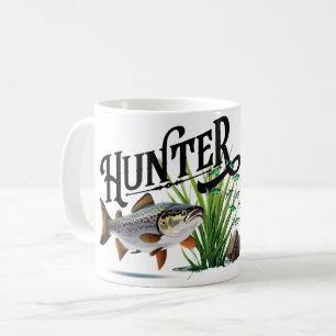 Lake Trout Hunting A School Of Minnows Coffee Mug