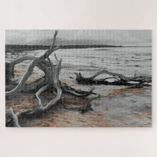 Lake Tyrrell Natural Forces Jigsaw Puzzle