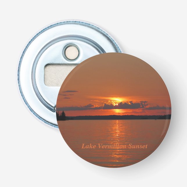 Lake Vermilion Sunset Bottle Opener (Front)
