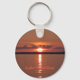 Lake Vermilion Sunset Keychain