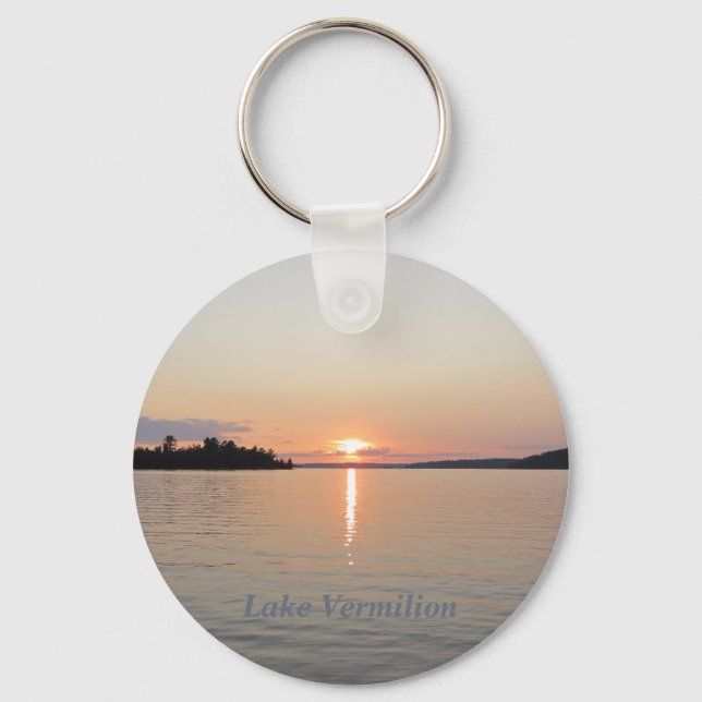Lake Vermilion Sunset Keychain (Front)