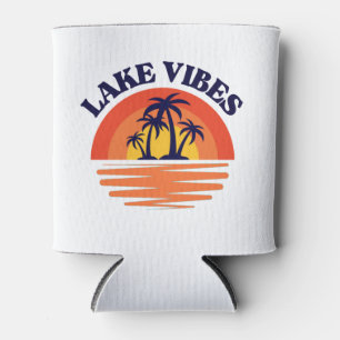 Lake Vibes Can Cooler